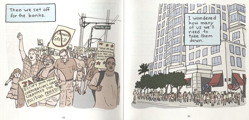 Excerpt from The Beginning Of The American Fall: A Comics Journalist Inside The Occupy Wall Street Movement (Seven Stories Press, 2012) by Stephanie McMillan (creator).