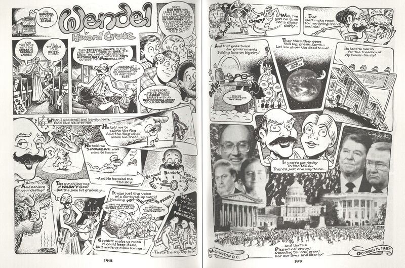 Depicts the 1987 Second National March on Washington for Lesbian and Gay Rights where more than 200,000 people demanded federal funding for HIV/AIDS research and for an end to discrimination against homosexuals.