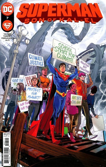cover Superman: Son of Kal-El #7 (DC Comics, 2022) by Tom Taylor (writer) and Cian Tormey (artist).