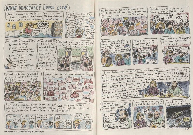 Excerpt from Resist! Grab Back Vol. 2 (Raw Books, 2017) Resist! Grab Back Vol. 2 (Raw Books, 2017) by Françoise Mouly (editor).