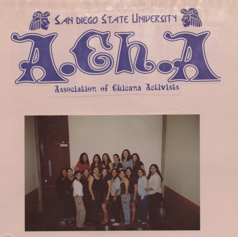 Grupo de activistas chicanas. / Group of Chicana activists.