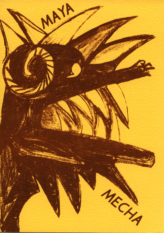 Dibuja a mano de una criatura. / Hand drawing of a creature.