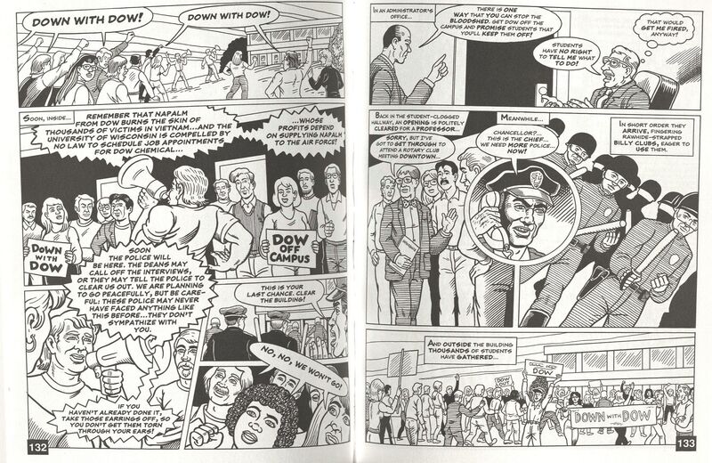 Excerpt from Students for a Democratic Society: A Graphic History (Hill and Wang, 2008) by Harvey Pekar (writer), Paul Buhle (editor) and Gary Dumm (artist).
