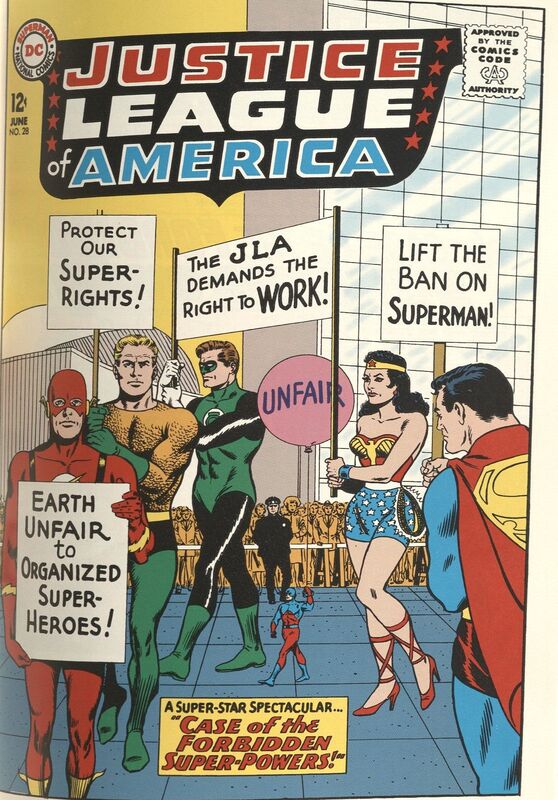 Excerpt from Justice League of America #28. (DC, 1964) by Gardner Fox (writer) and Mike Sekowsky & Murphy Andersen (artists).
