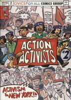 Action Activists #2: Activism in New York! (NYC Department of Education, 2021) by Fred Van Lente (writer) and Ryan Dunlavey (artist)