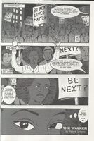 Excerpt from APB : artists against police brutality (Rosarium Publishing, 2015) by Damian Duffy, P. Djèlí Clarkn & Sofia Samatar (writers) and Bill Campbell, Jason Rodriguez & John Jennings (editors).