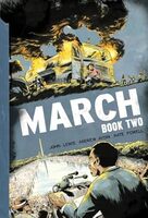 Cover March Book Two (Top Shelf Productions, 2015) by John Lewis & Andrew Aydin (writers) and Nate Powell (artist).