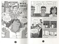 Excerpt from Little Rock Nine (Aladdin, 2008) by Marshall Poe (creator).