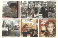Excerpt from Rain (Dark Horse Comics, 2019) by Mary M Talbot (writer) and Bryan Talbot (artist).
