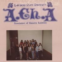 Grupo de activistas chicanas. / Group of Chicana activists.