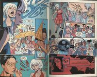 Excerpt from Shade, the Changing Woman/Wonder Woman Special (Milk Wars) (DC, 2018) by Cecil Castellucci (writer) and Frank Quitely (cover artist).