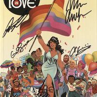 Demonstrates that the act of publishing certain titles can, itself, be viewed as an act of social protest, as is the case for Love is Love. This fundraiser comic donated proceeds to the victims of the horrific 2016 mass shooting at Pulse, a gay nightclub in Orlando, Florida, where 49 people were killed and 53 more were wounded
