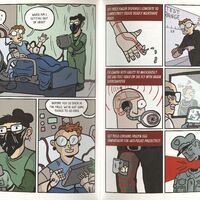 Excerpt from The Antifa Super-Soldier Cookbook (Silver Sprocket, 2021) by Mattie Lubchansky (creator).