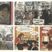 Excerpt from Rain (Dark Horse Comics, 2019) by Mary M Talbot (writer) and Bryan Talbot (artist).
