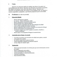 Un documento escrito. / A written document.