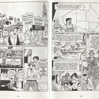 Excerpt from Fight the Power!: A Visual History of Protest Among the English Speaking Peoples (Seven Stories Press, 2013) by Sean Michael Wilson & Benjamin Dickson (writers) and Hunt Emerson, John Spelling, & Adam Pasion (artists).
