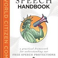 Cover Free Speech Handbook (First Second, 2021) by Ian Rosenberg (writer) and Mike Cavallaro (artist).