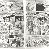 Excerpt from Students for a Democratic Society: A Graphic History (Hill and Wang, 2008) by Harvey Pekar (writer), Paul Buhle (editor) and Gary Dumm (artist).