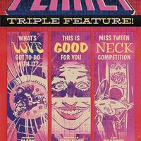 Cover Bitch Planet Triple Feature! #2 (Image Comics, 2017) by Danielle Henderson (writers) and Ro Stein Ted Brandt (artists) featuring Clayton Cowles (letterer).