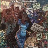 Depicts a fictional example grounded in contemporary issues, such as immigration rallies